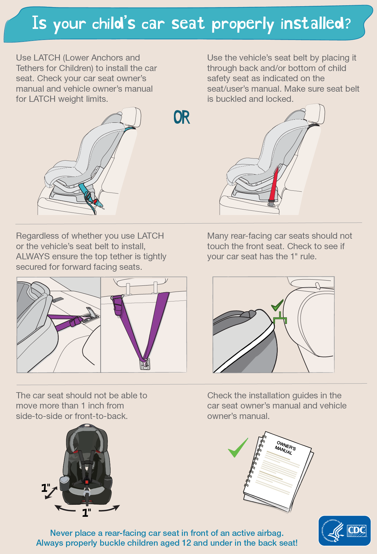 How to properly install a booster seat 
