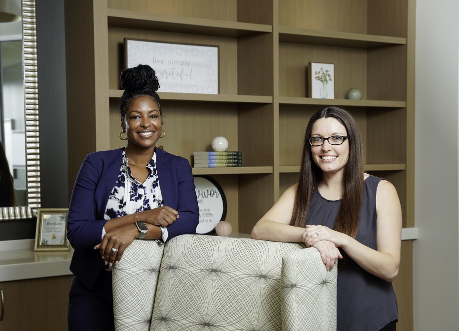 Two woman in their office 