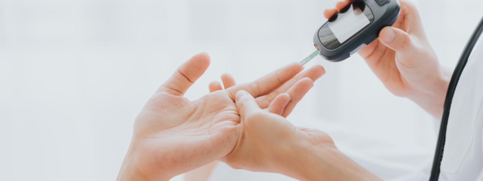 Doctor checking patient's insulin