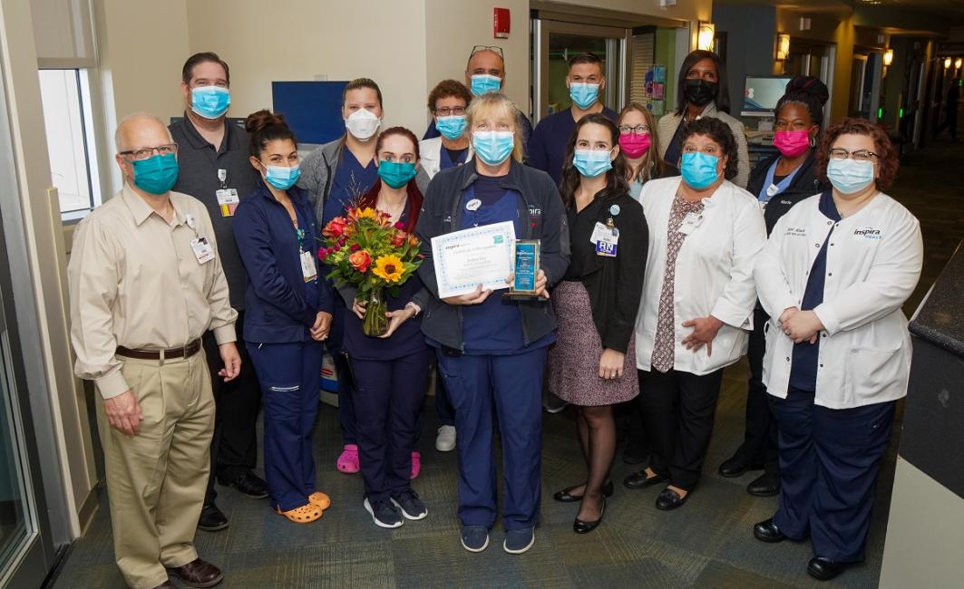 Robin Fey, RN, Cardiac ICU, is named Vineland Magnet Nurse of the Year