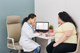 Bariatrics consultation with doctor