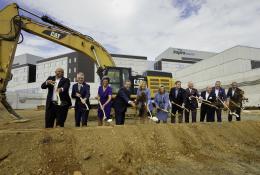 Local Officials Breaking Ground at Inspira Medical Center Mullica Hill for the upcoming Expansion